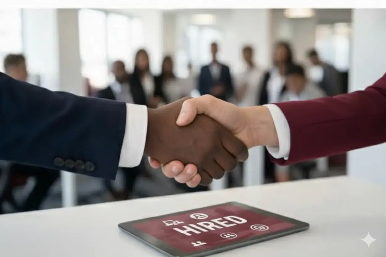 Executive recruitment professionals in a boardroom setting